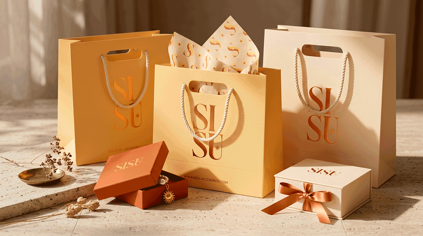 Detalle de joyería en oro y perla de Sisu